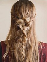 Boho rose braid